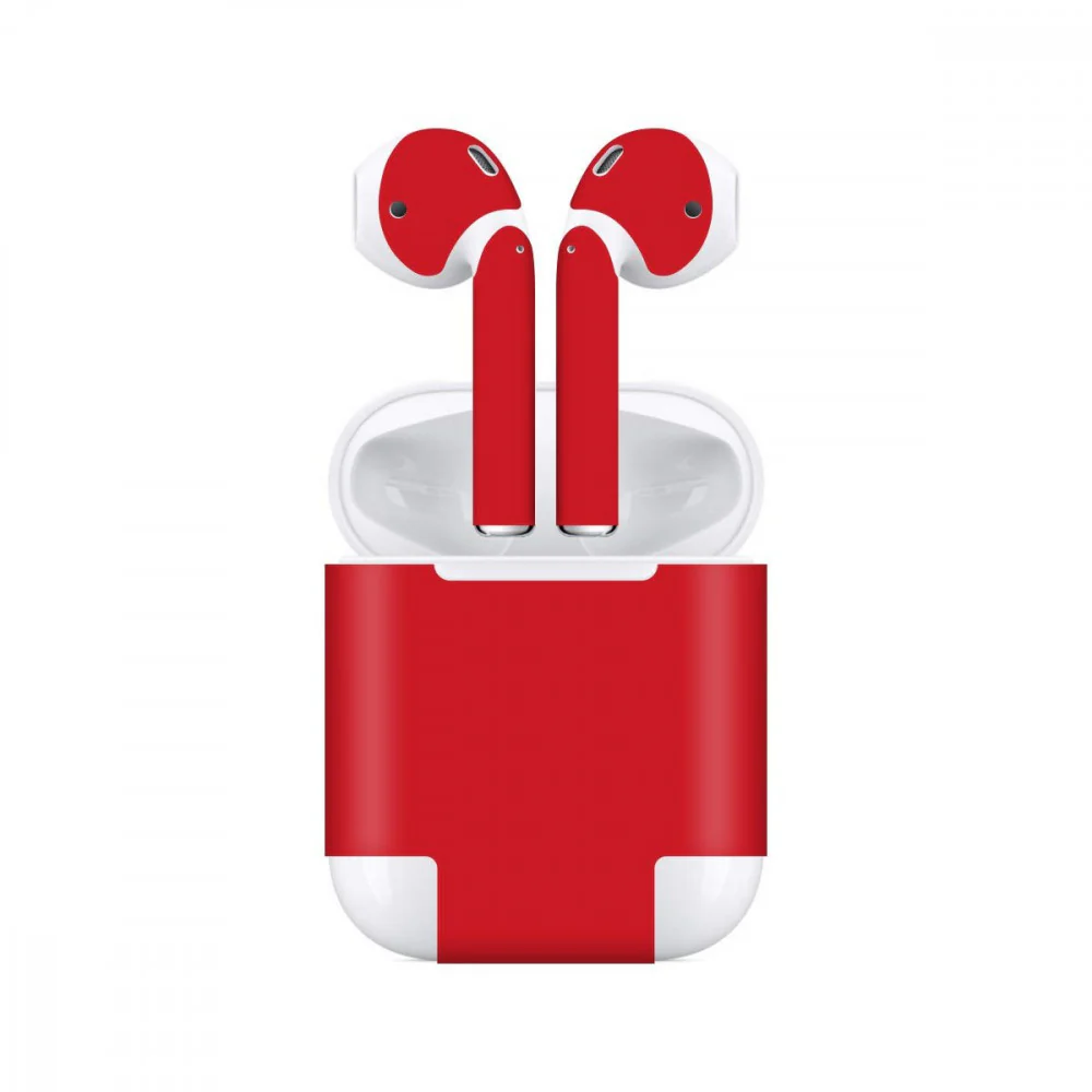 Airpods Matte Red Skin