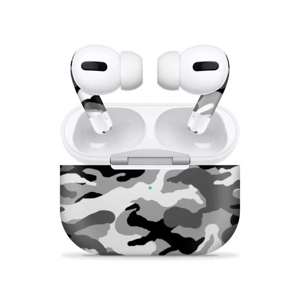 Airpods Pro Grey Camo Skin