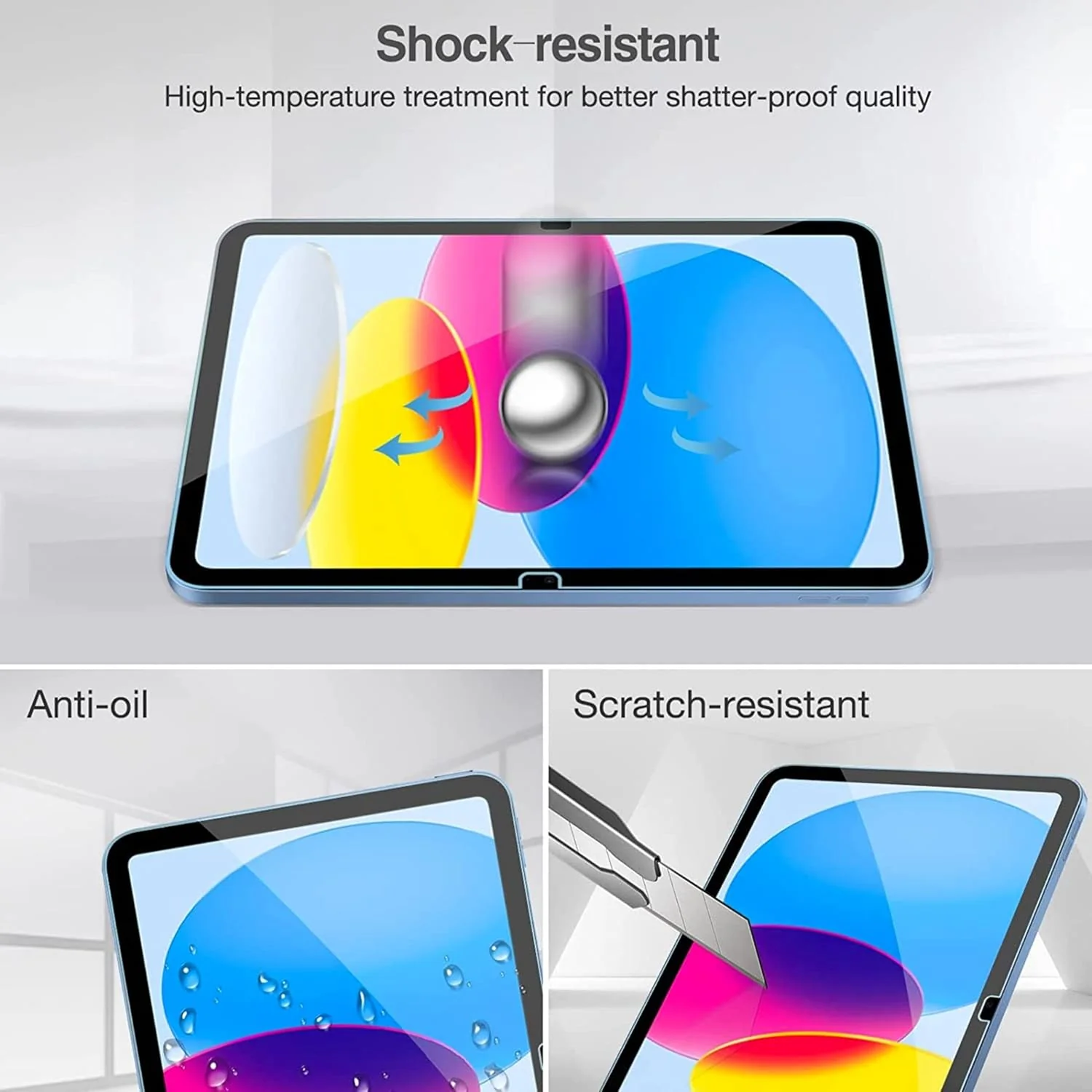 Apple iPad Tempered Glass Screen Protector - Compatible With iPad Pro & iPad Air - Image 6