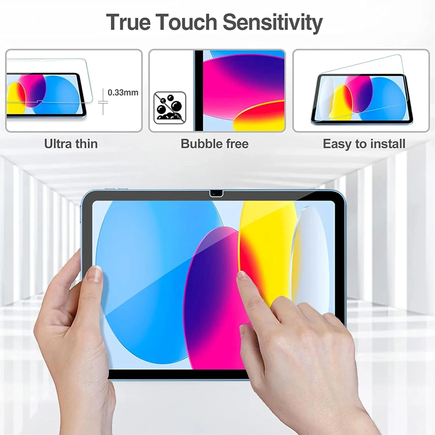Apple iPad Tempered Glass Screen Protector - Compatible With iPad Pro & iPad Air - Image 7