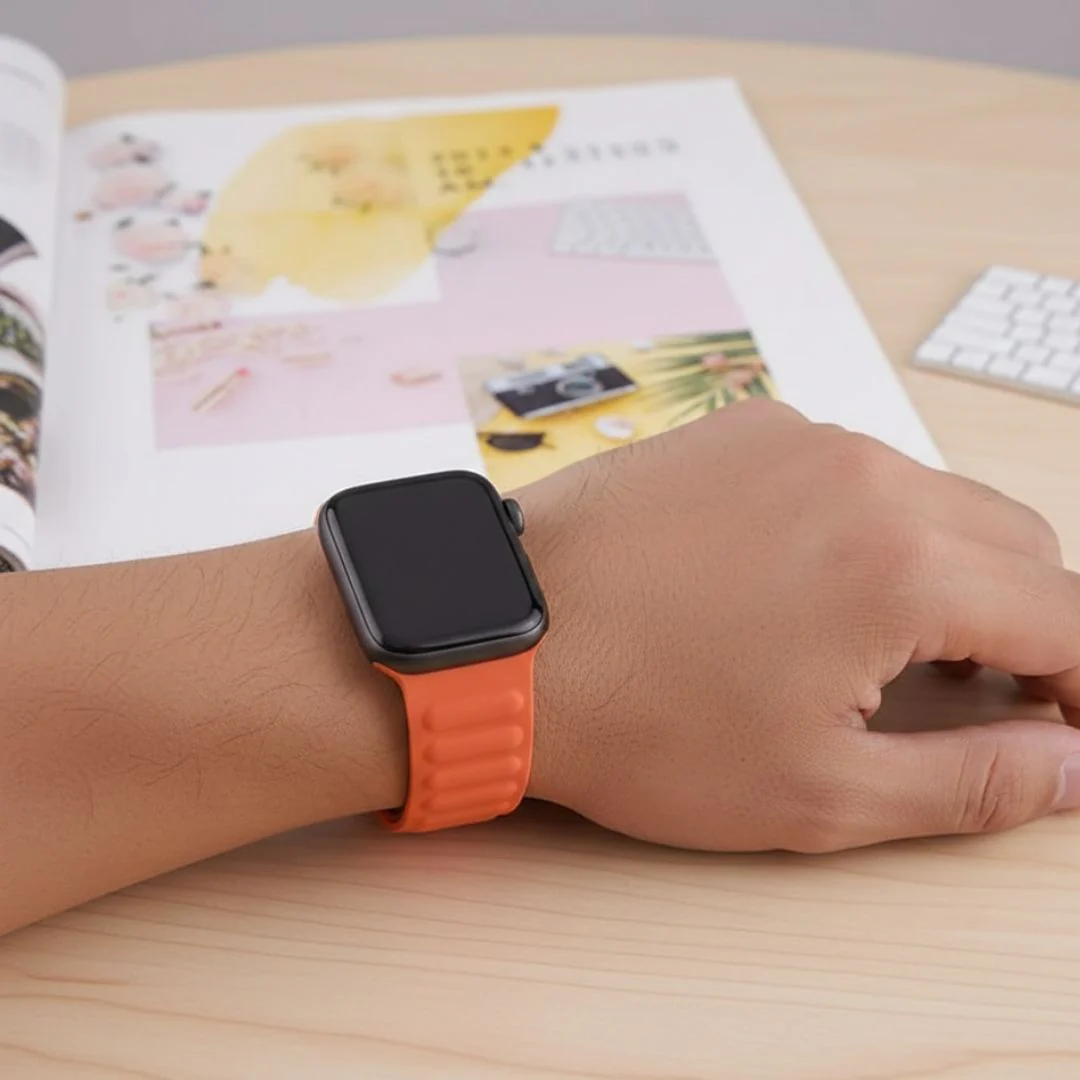 Apple Watch Magnetic Smash Strap Orange - 42/44/45/49 MM