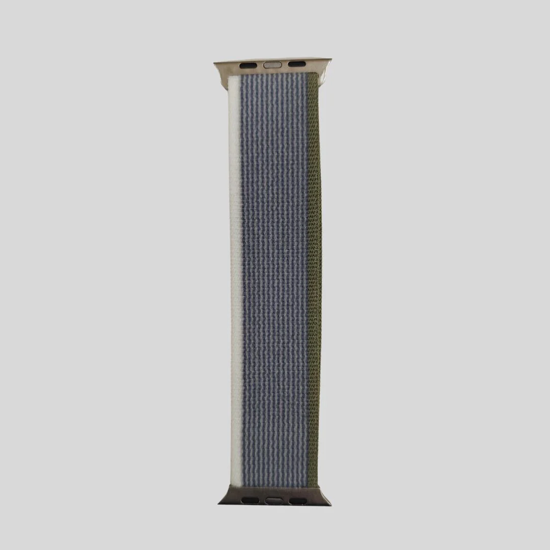 Apple Watch Mesh Fibred Velcro Strap Grey - 42/44/45/49 MM