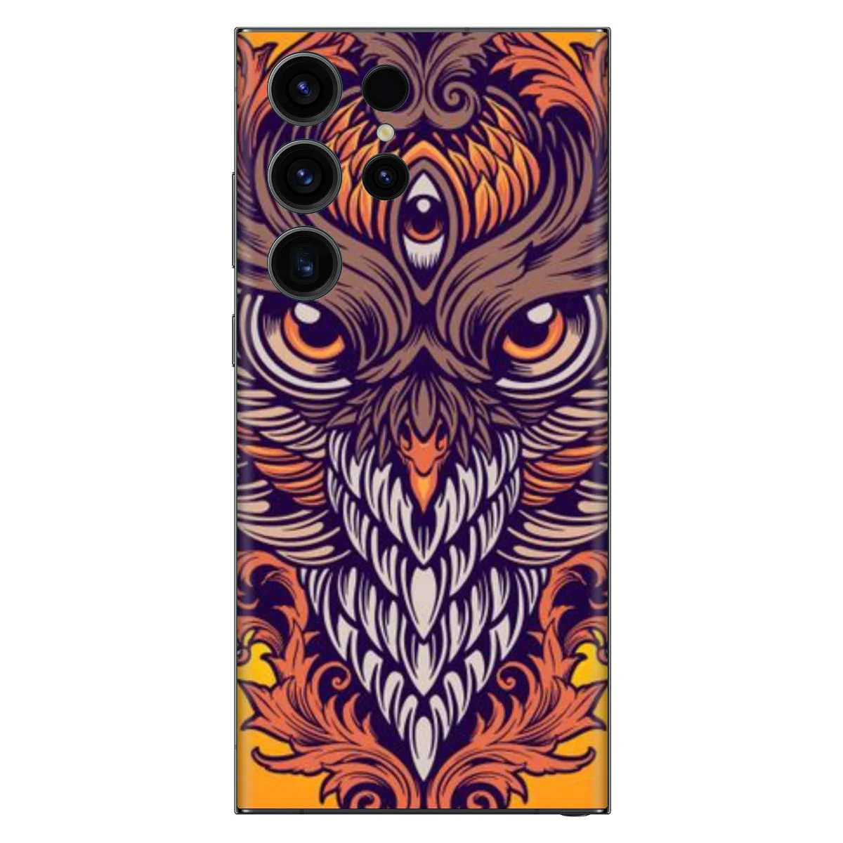 Bearded Owl Mobile Skin