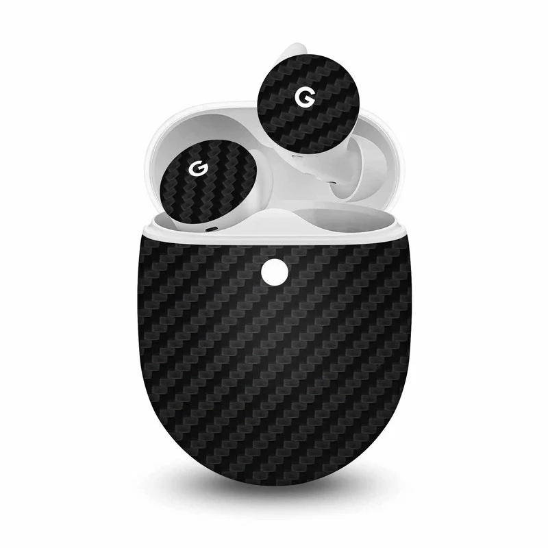 Black Carbon Skin For Pixel Buds A-Series