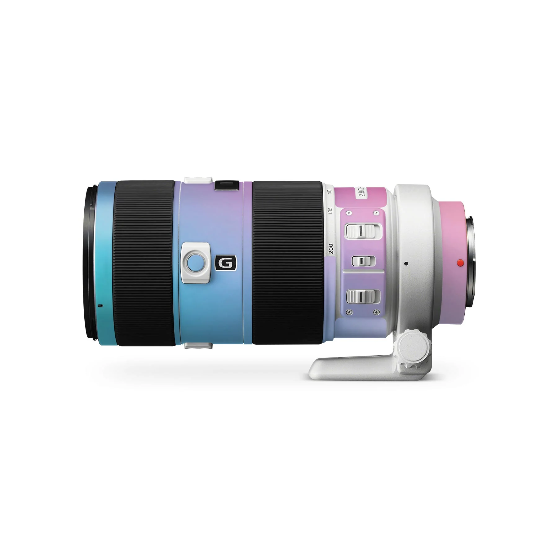 Black Cross Textured Lens skin