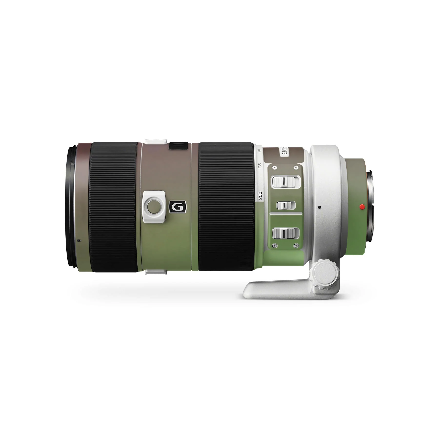 Black Cross Textured Lens skin - Image 2