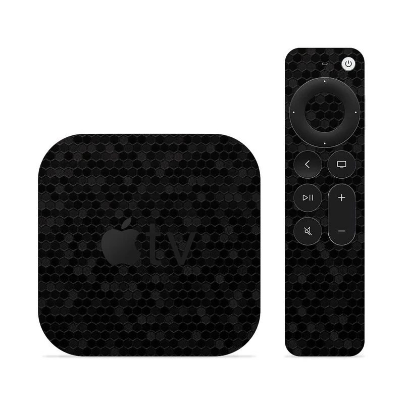 Black Honeycomb Skin For Apple TV