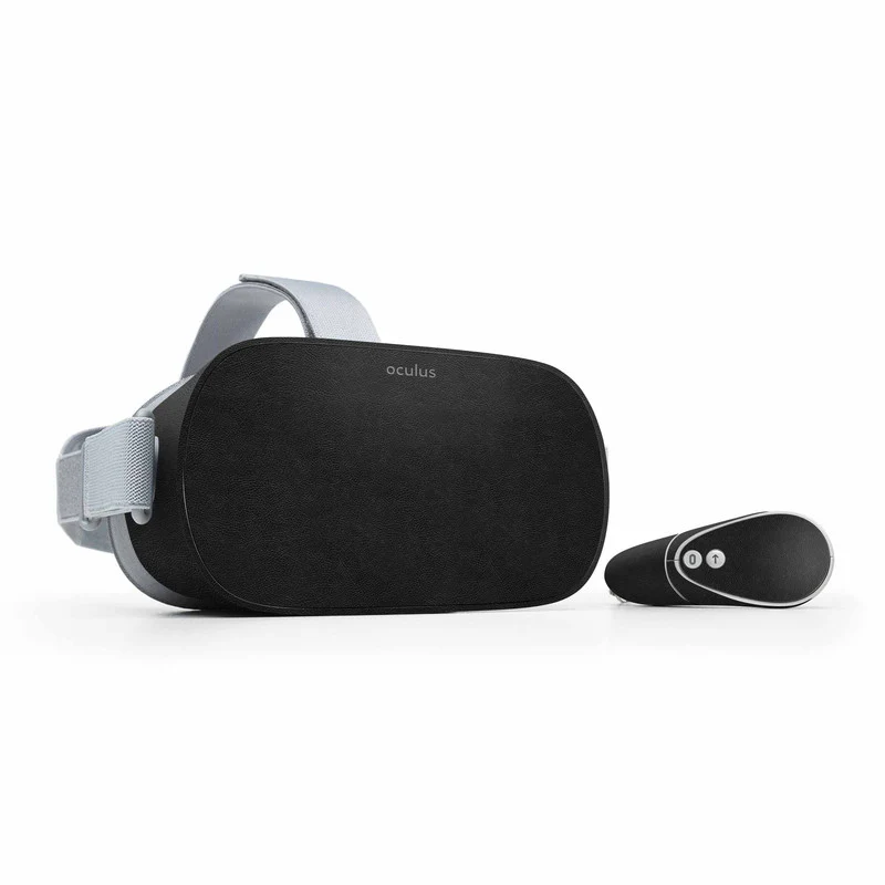 Black Leather Skin For Meta Oculus Quest VR - Image 3