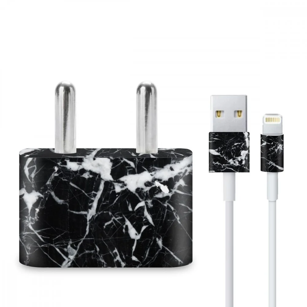 Black Marble Charger Skin - Image 2
