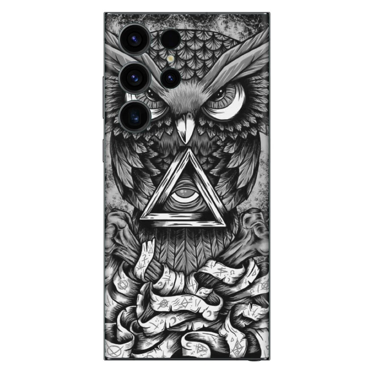 Black Owl Mobile Skin
