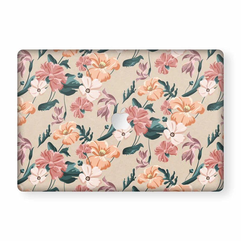 Macbook Blooming Flower 1 Laptop Skin