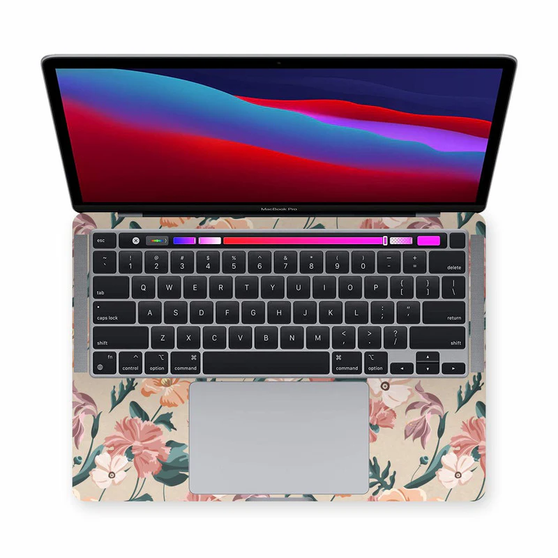 Macbook Blooming Flower 1 Laptop Skin - Image 2