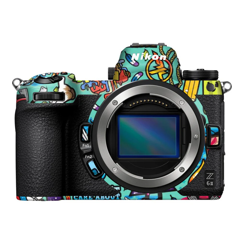 Blue Abstract Camera Skins - Image 3