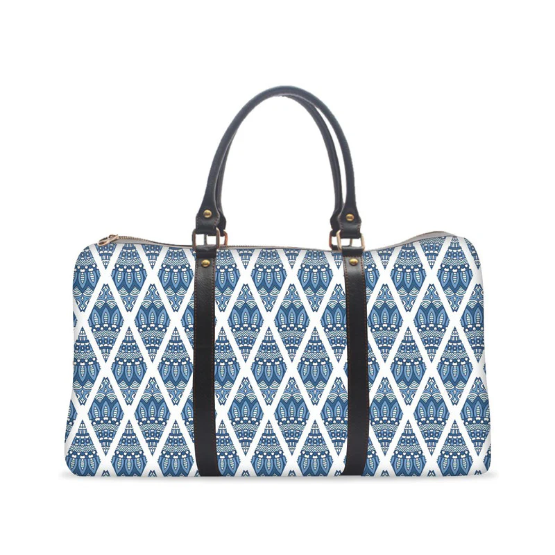 Blue Mandala Gym Bag