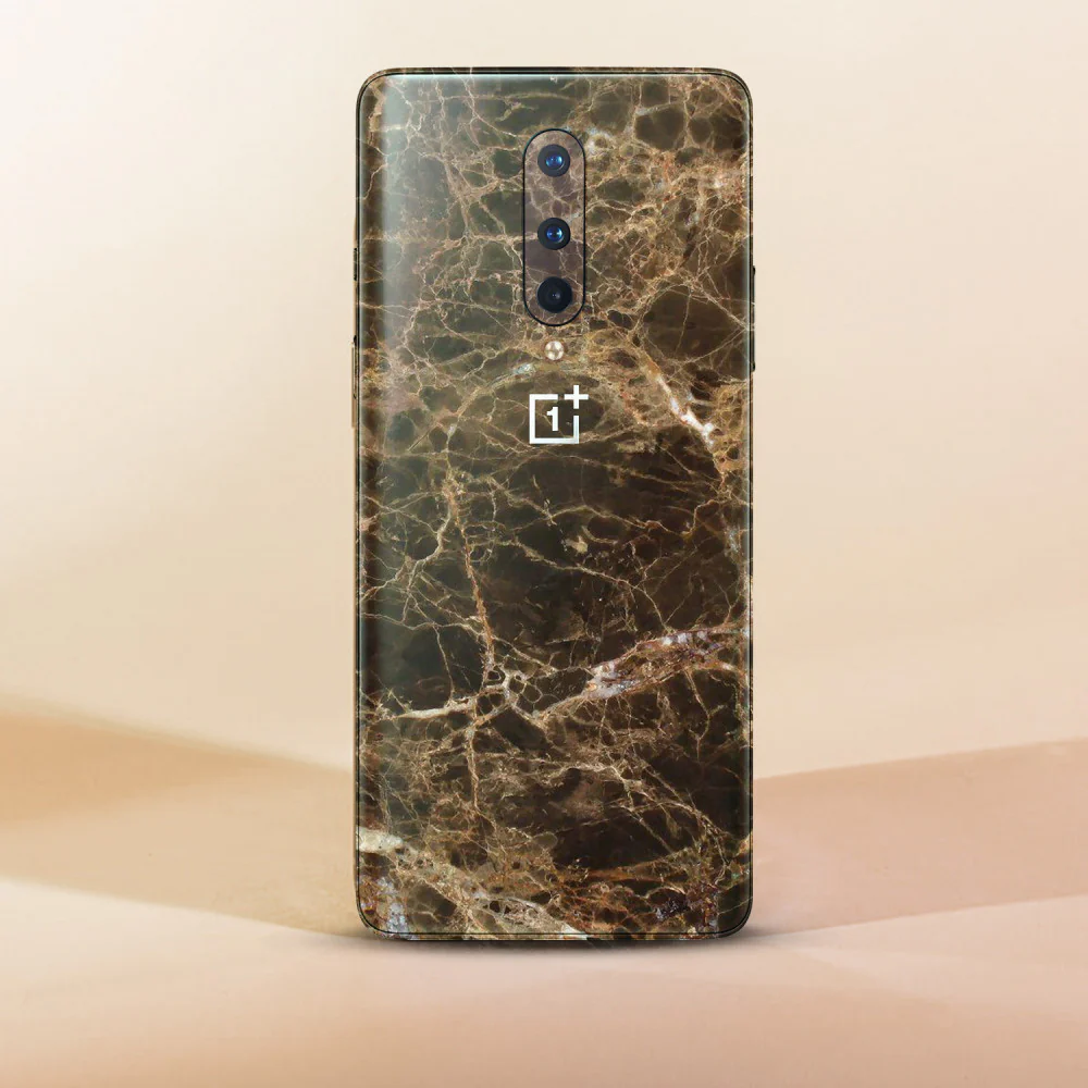 Brown Marble Mobile Skin