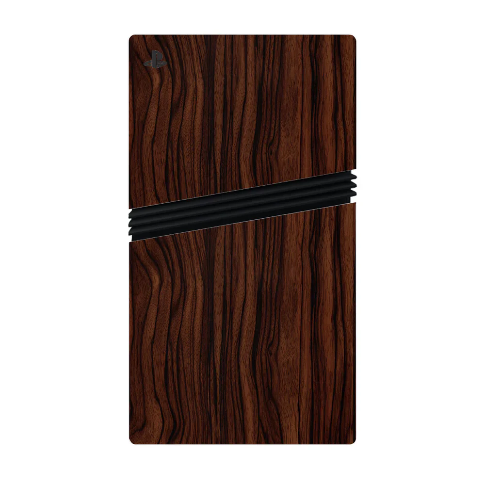 Mohogany Wood Play Station Skin