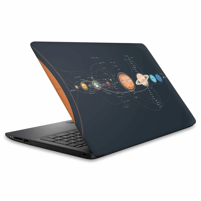 Space Lined Up Laptop Skin