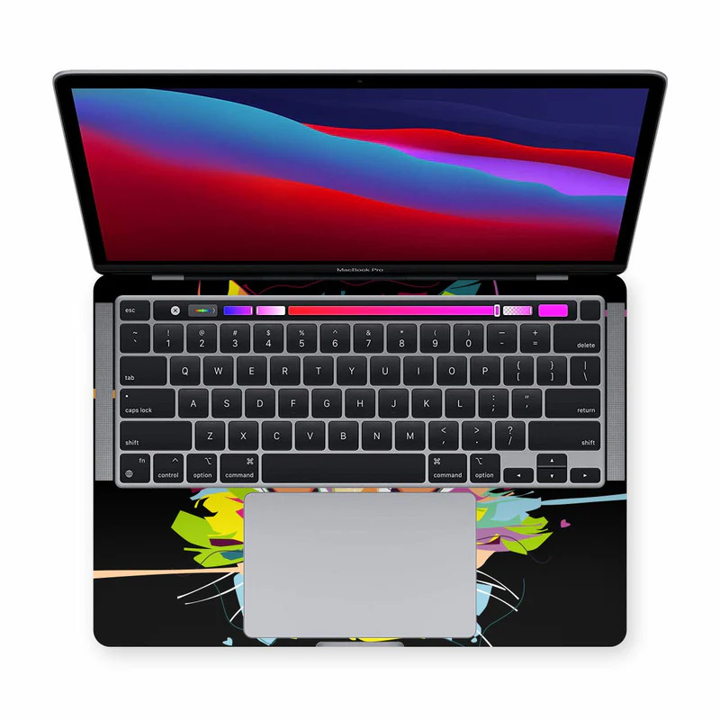 Macbook Colour Cat Laptop Skins - Image 2