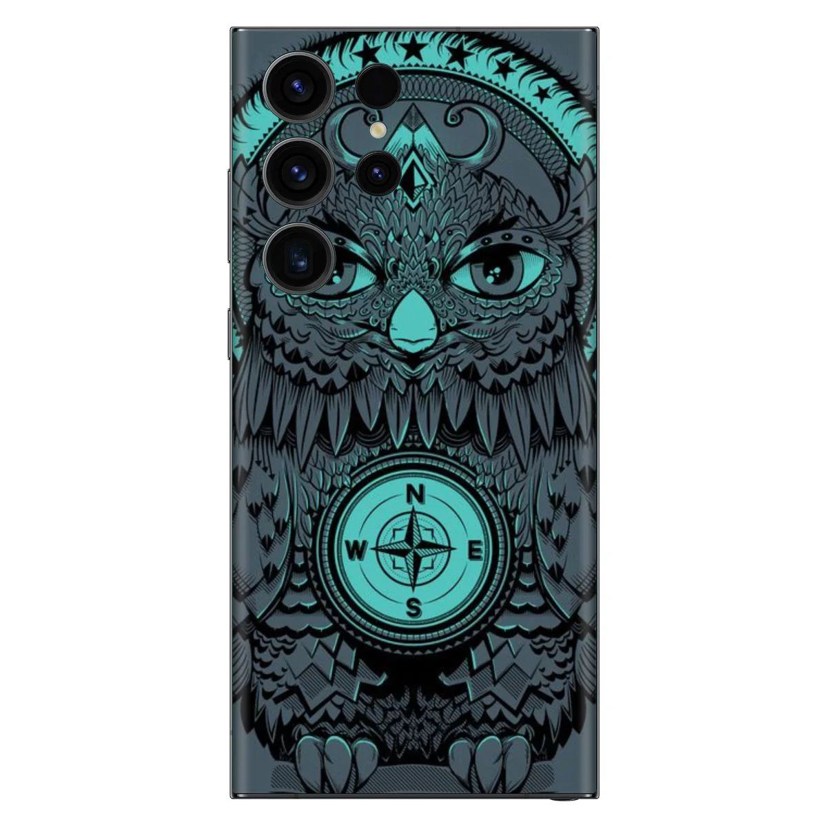 Compass Owl Mobile Skin