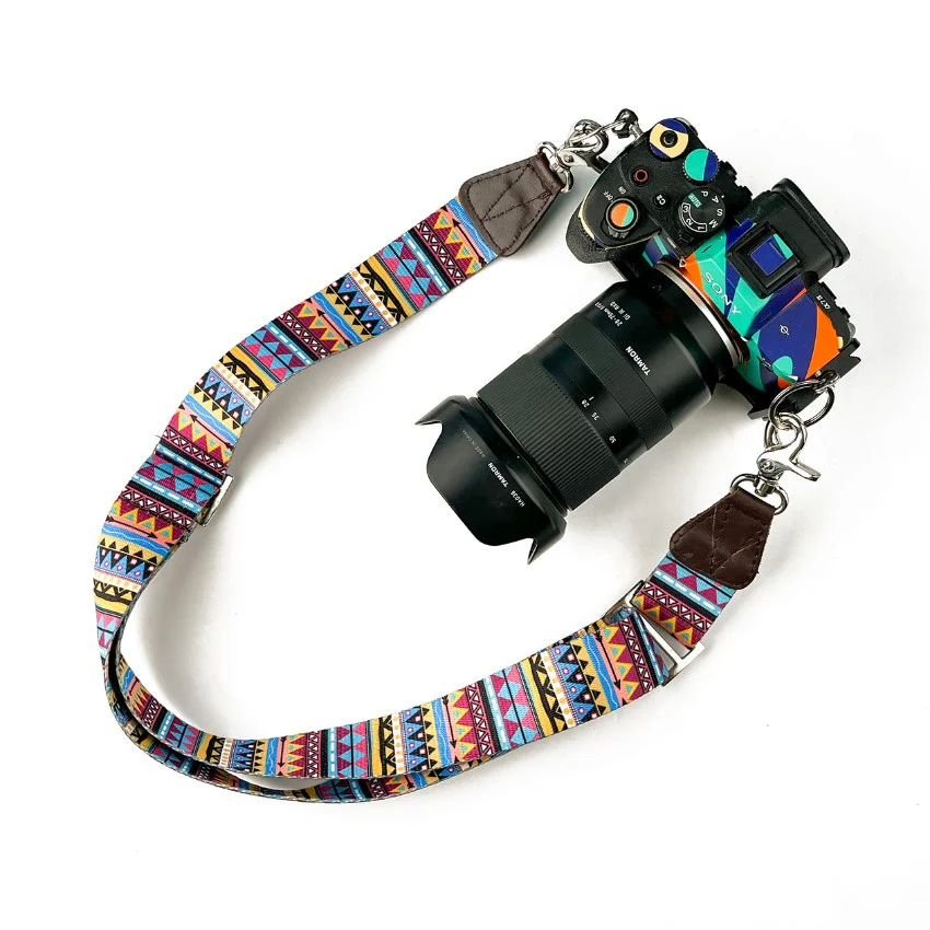 Camera Shoulder Adjustable Strap - Tribal - Image 3