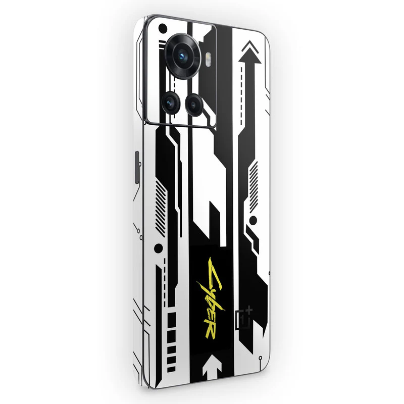 Cyber White Mobile Skin