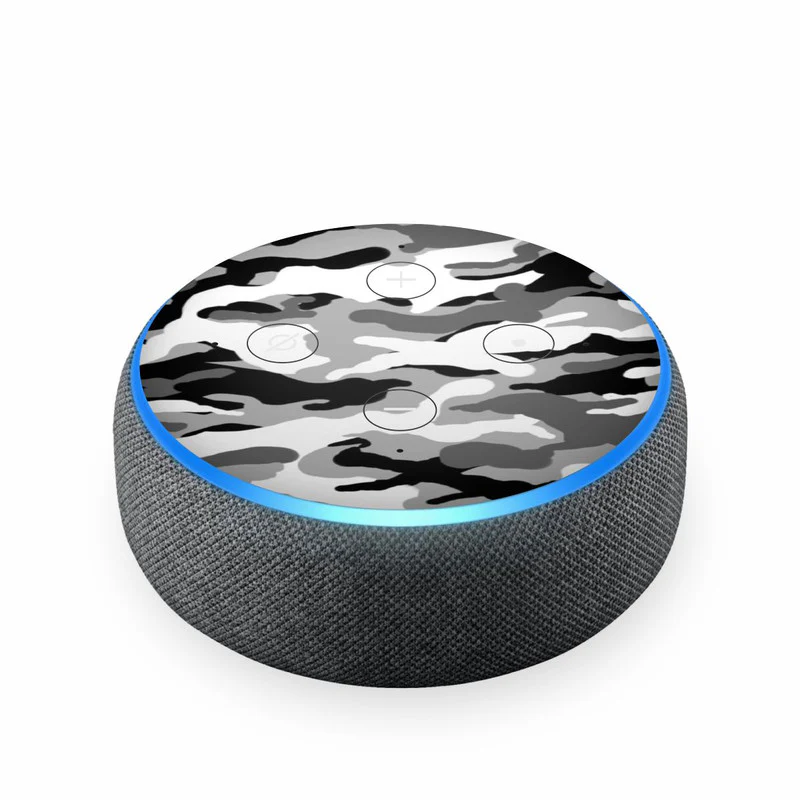 Grey Camo Skin For Amazon Echodot