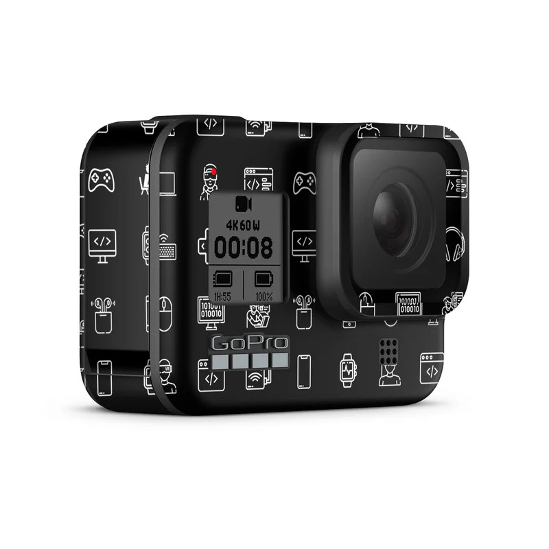 GoPro Skins Tech Icons Black