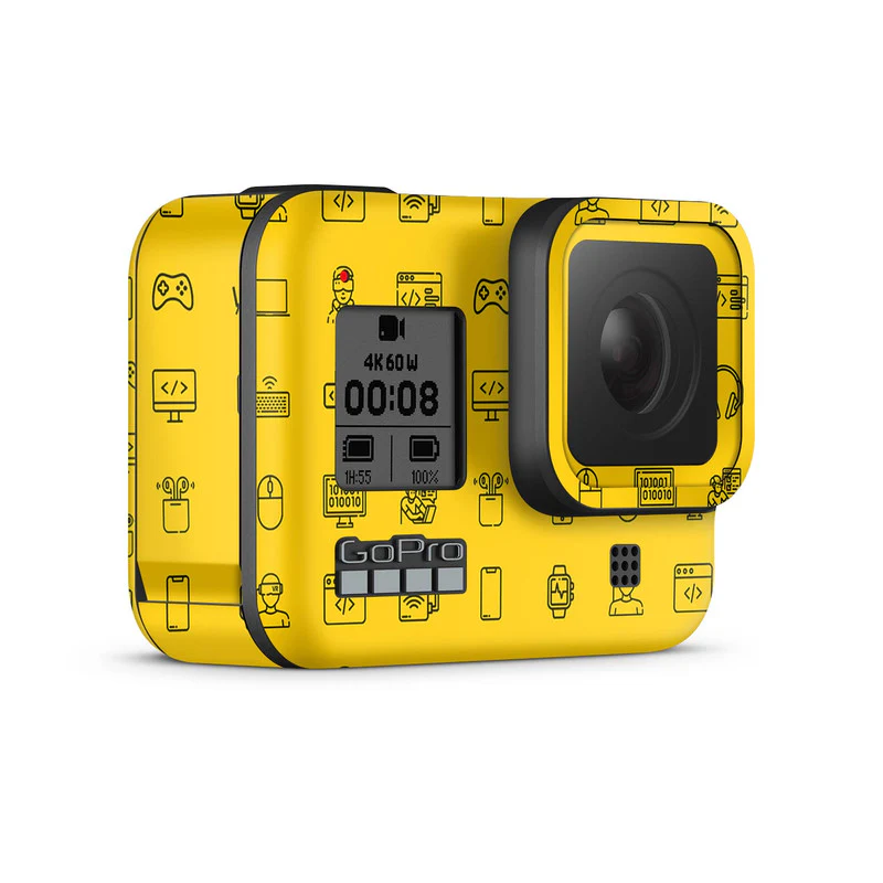 GoPro Skins Tech Icons Yellow