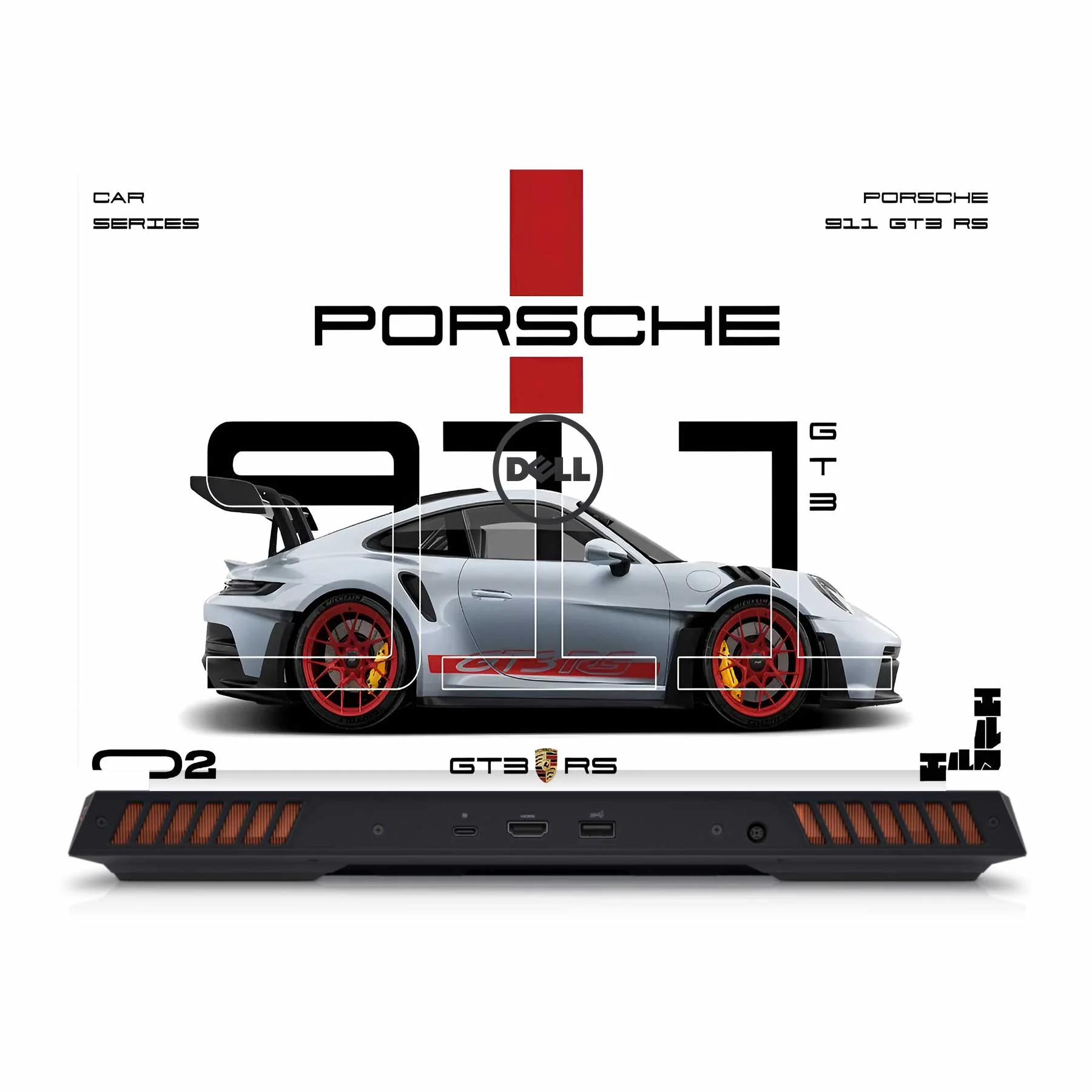 GT RS3 Dell G15 5520 Laptop Skin