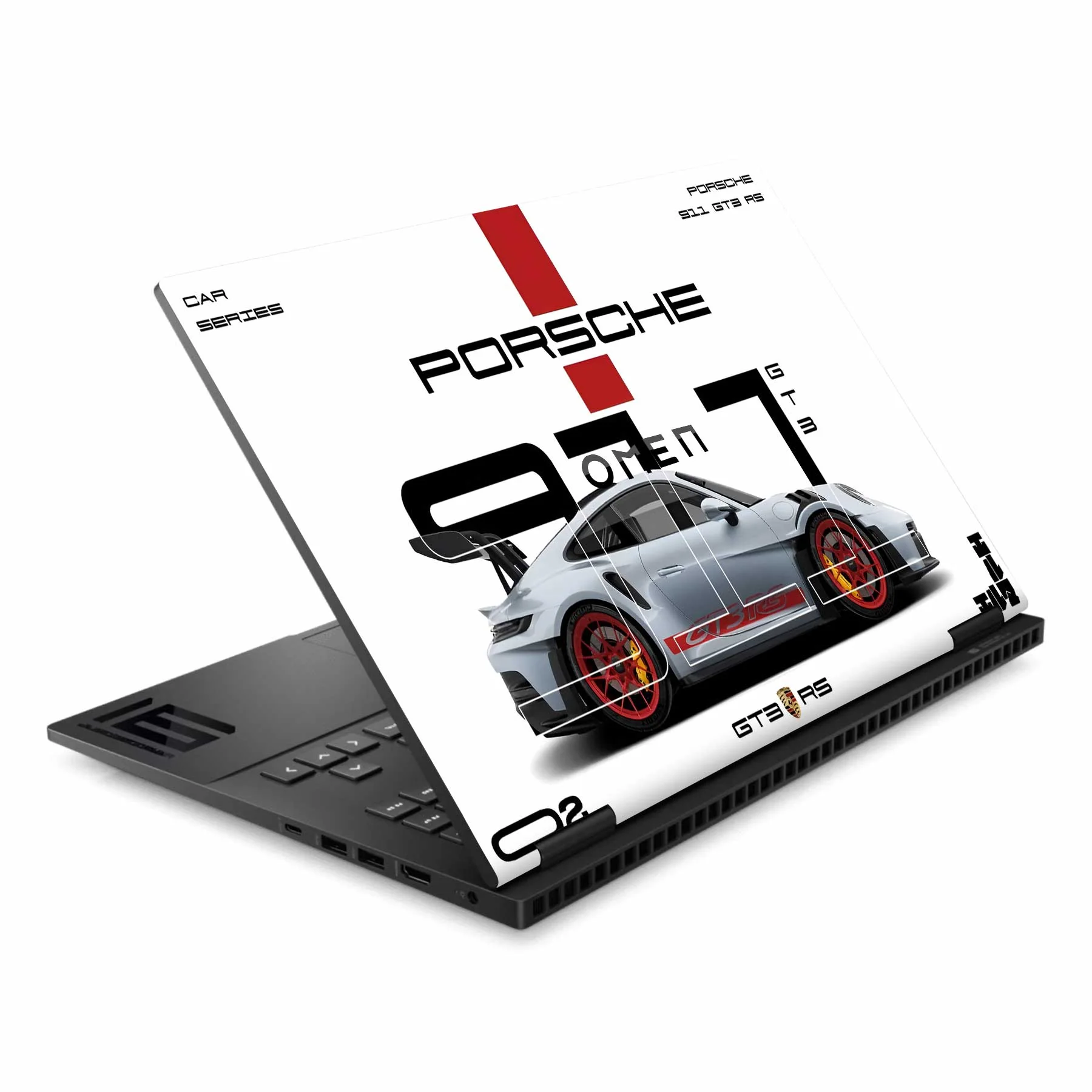 GT RS3 HP Omen 16 Laptop Skin