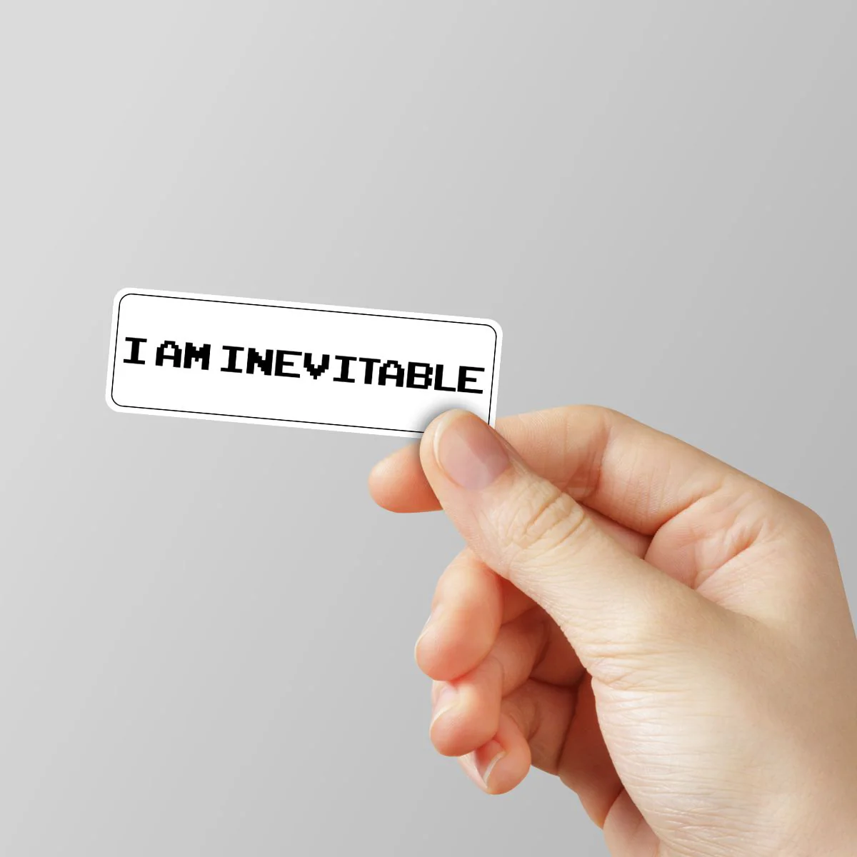 I Am Invitable Laptop Sticker