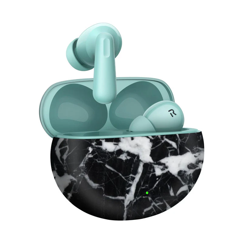 IPad Black Marble Nord Buds 3 Pro Skin