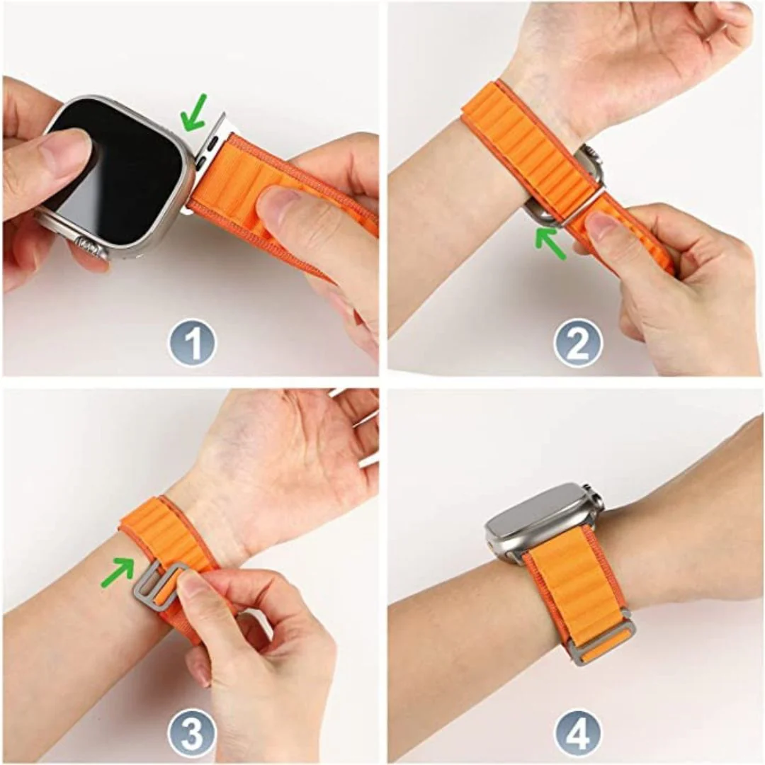 Apple Watch Alpine Loop Strap Black - 38/40/41 MM - Image 8