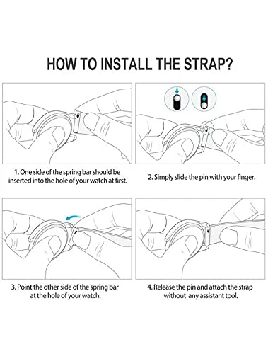 iWatch Strap Blue, White, Black (Pack Of 3) - SELECT MM- WrapCart - Image 4