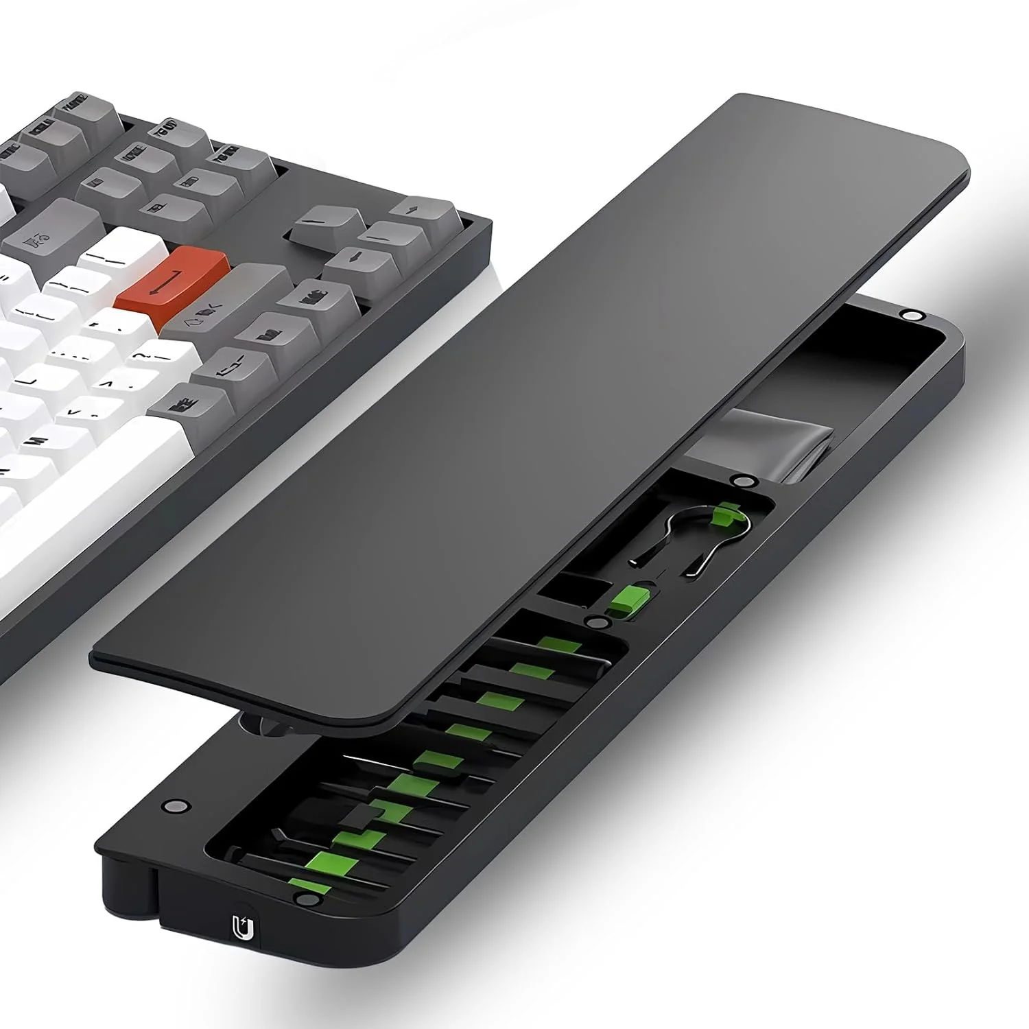 Ergonomic Keyboard Wrist Rest with 22-in-1 Cleaning Kit & Springy Sponge Support for Work and Gaming - Image 2