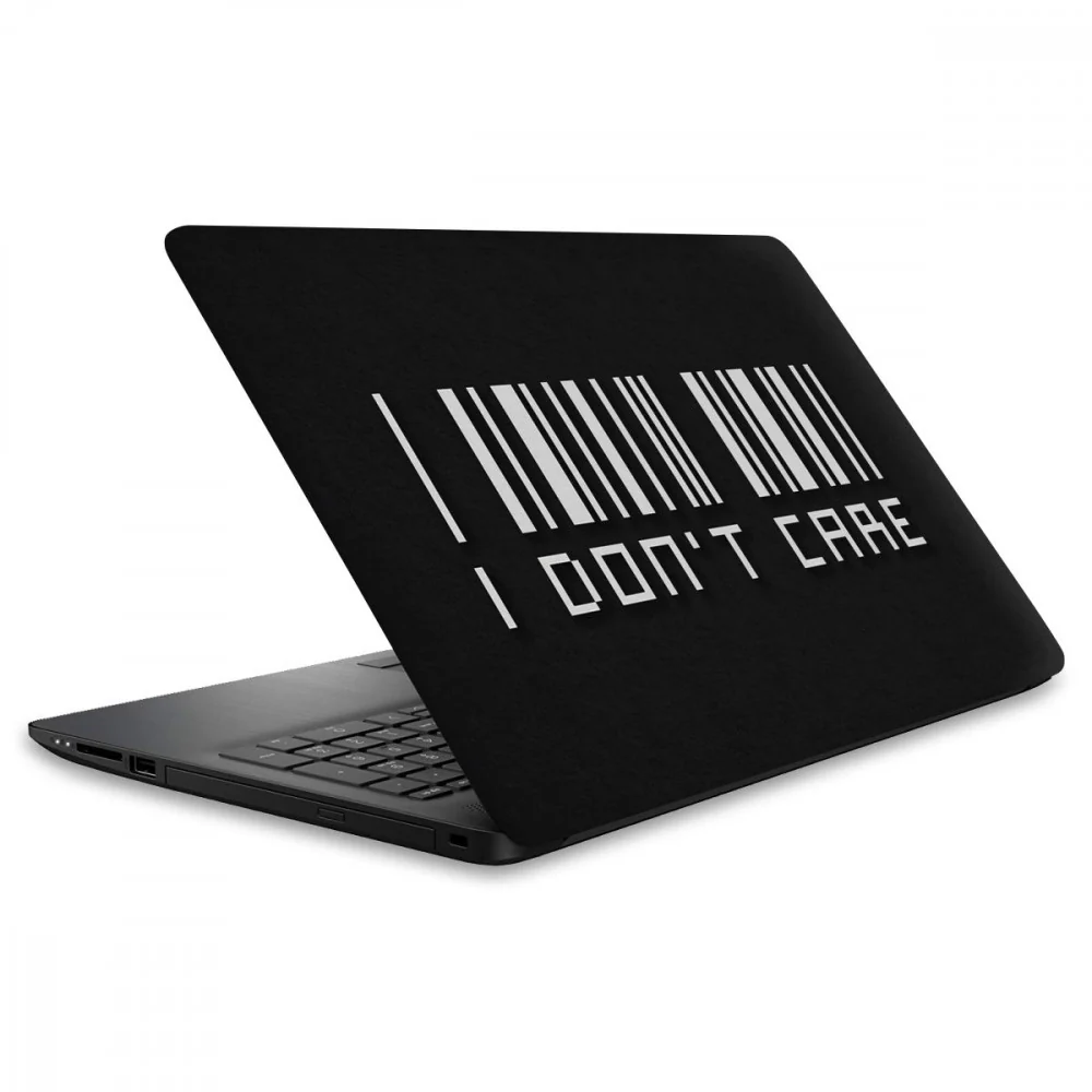 I Don't Care Laptop Skins - Image 2