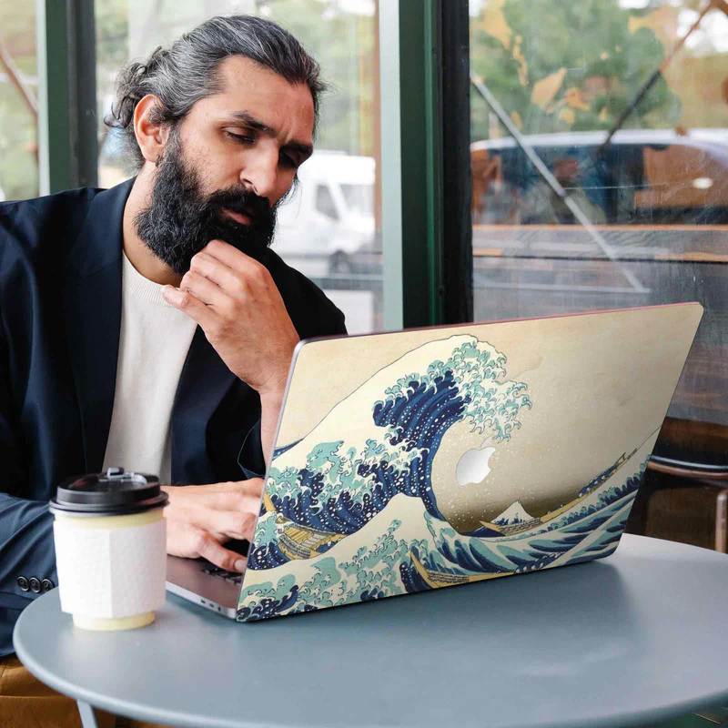 Macbook Kanagawa Laptop Skins - Image 3