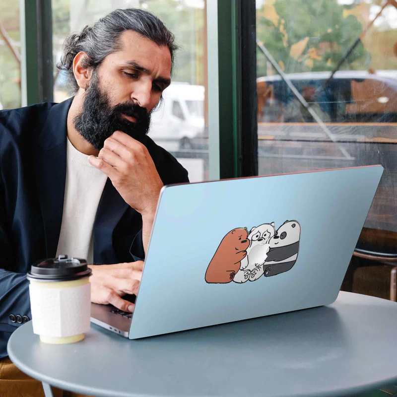 Macbook We Bare Bears Laptop Skins - Image 3