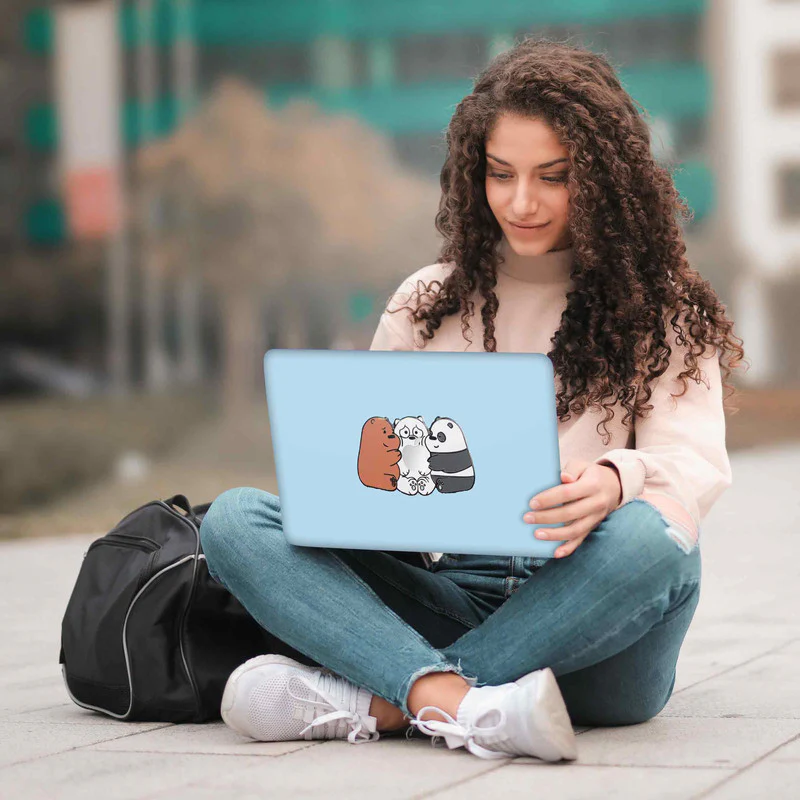 Macbook We Bare Bears Laptop Skins - Image 5