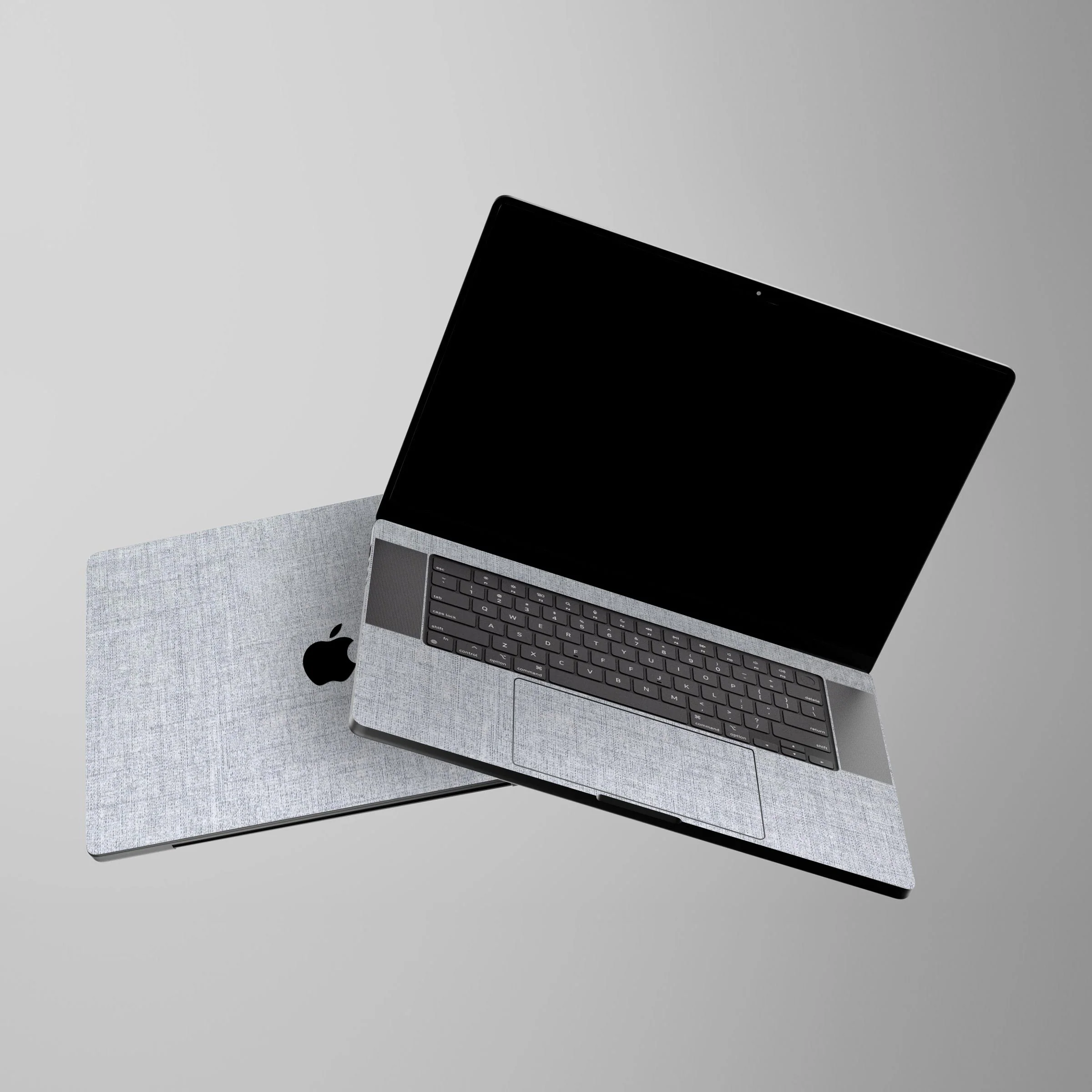 Grey Denim Macbook Skin - Image 2