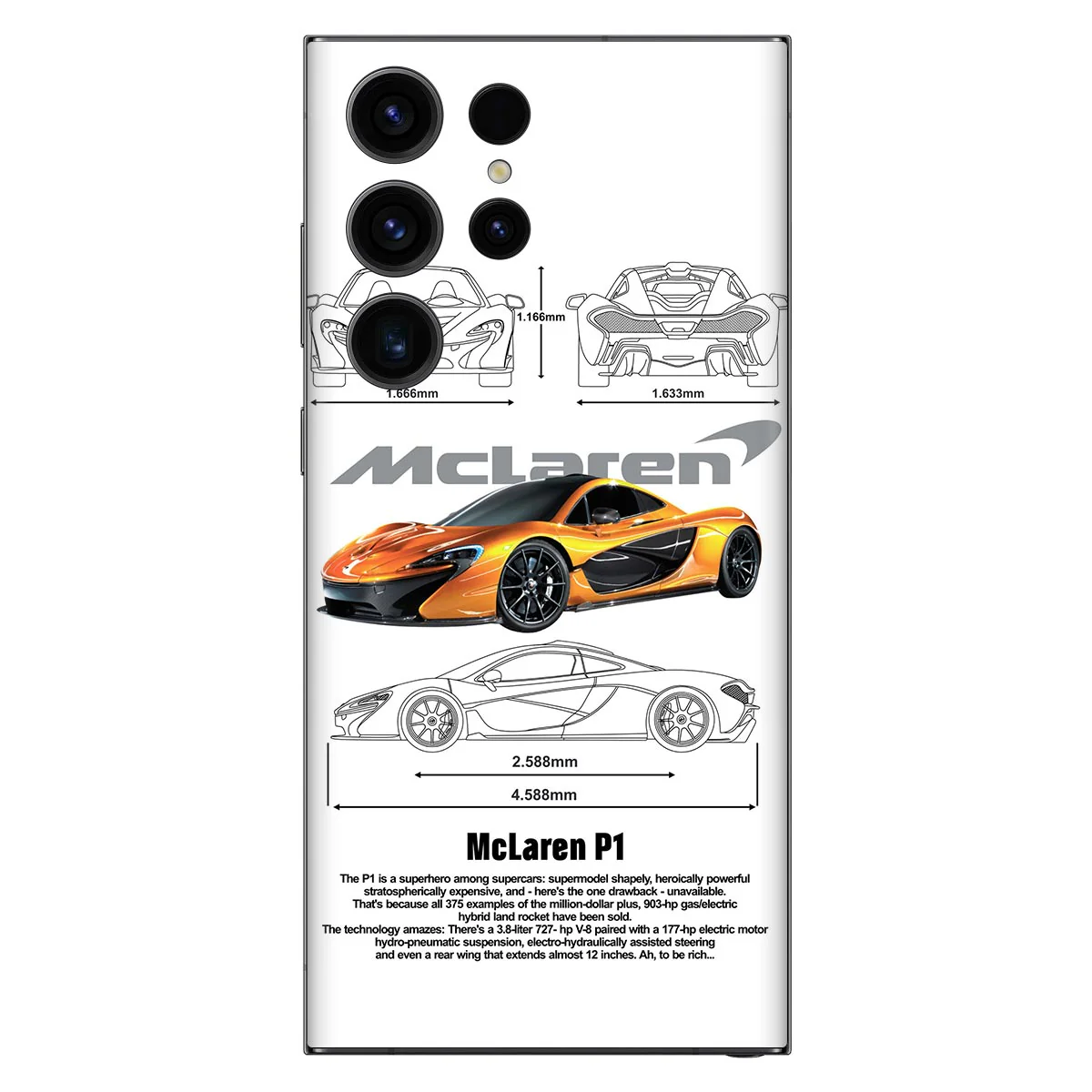 McLaren P1 Mobile Skin