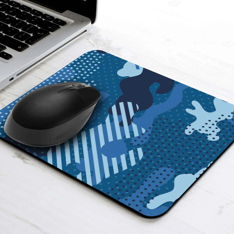 Military Blue Mouse Pad