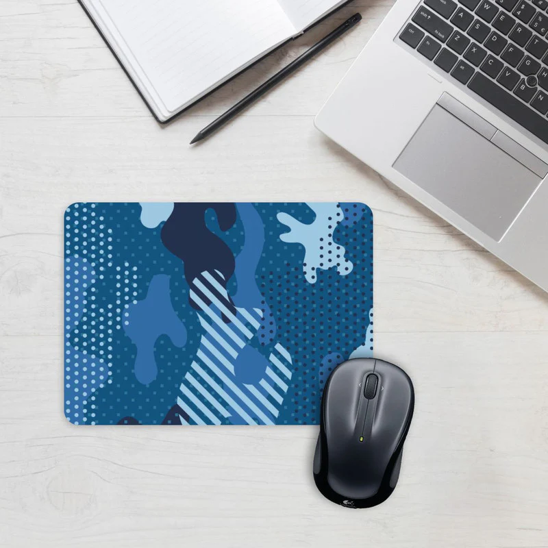 Military Blue Mouse Pad - Image 2
