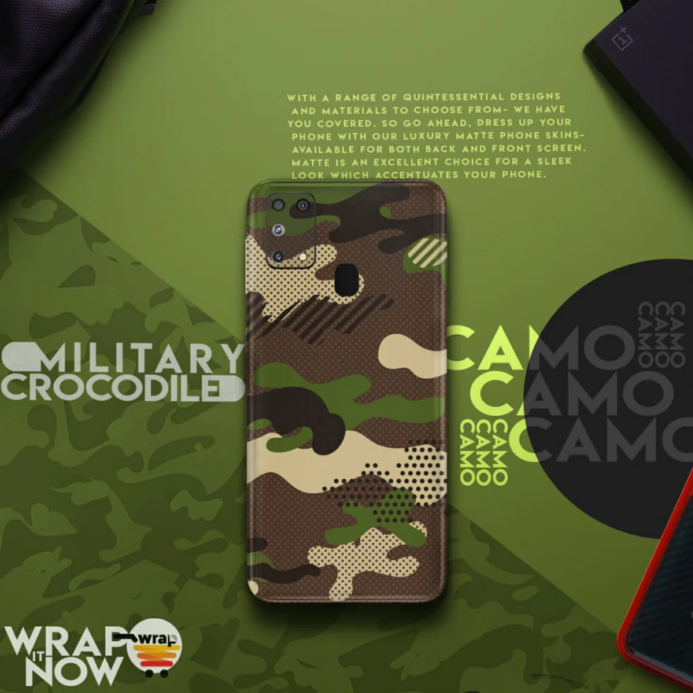 Military Croc Camo Mobile Skin