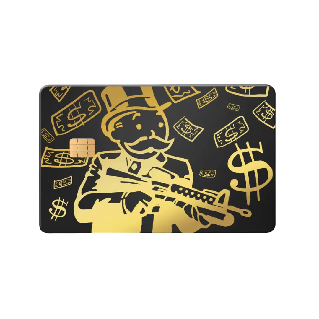Monopoly Man Metal Card