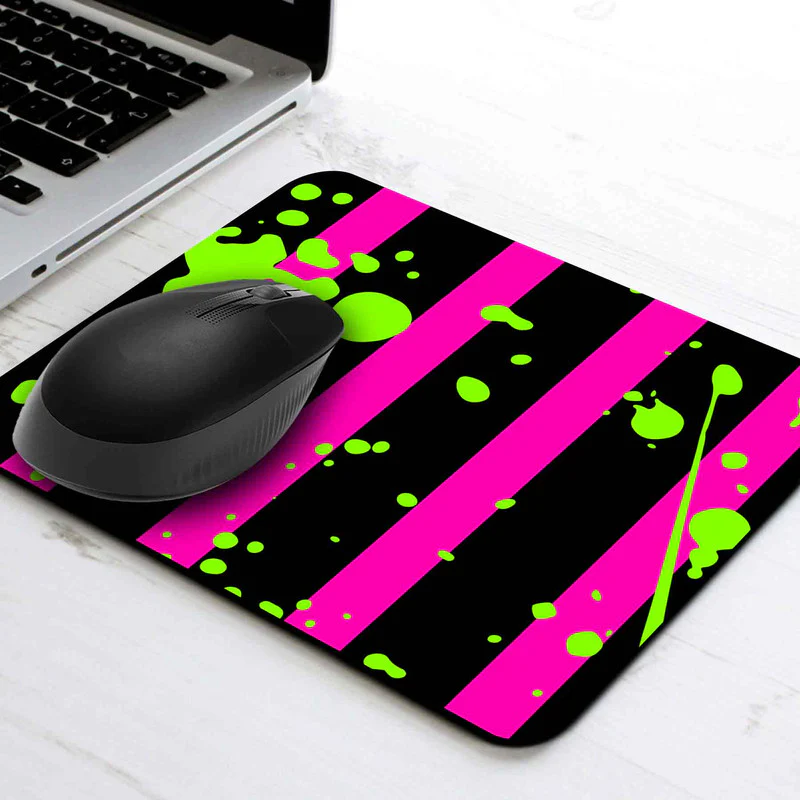 Neon Patterns Mouse Pad