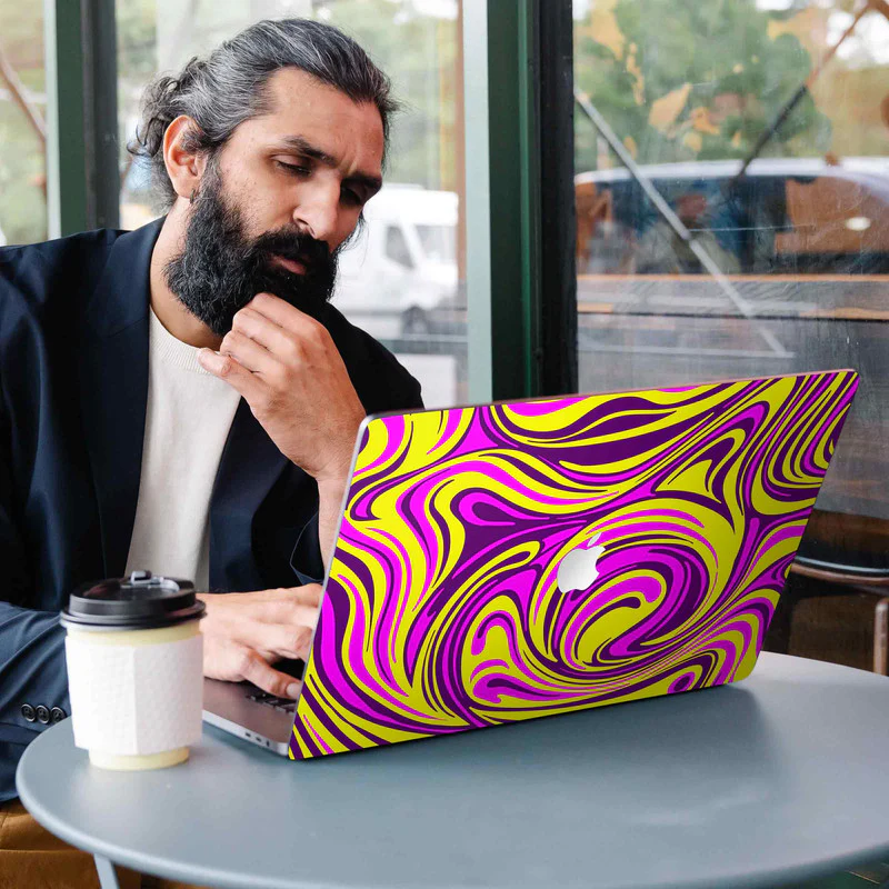 Macbook Psychedellic 2 Laptop Skins - Image 3