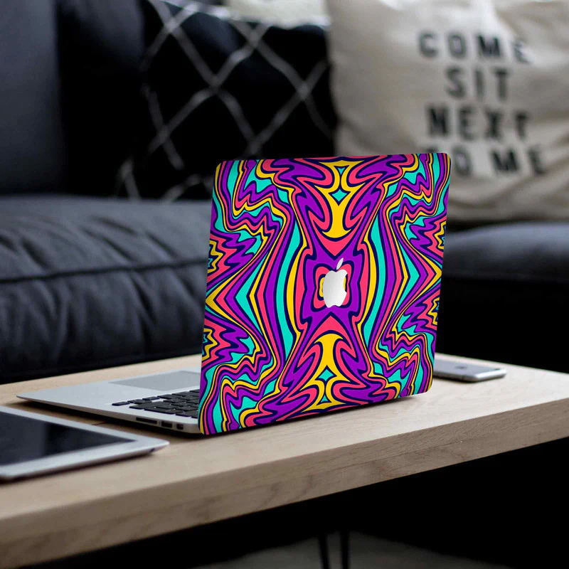 Macbook Psychedellic 4 Laptop Skins - Image 4