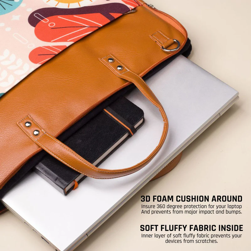 Retro Stamps Classic Laptop Bag - Image 3