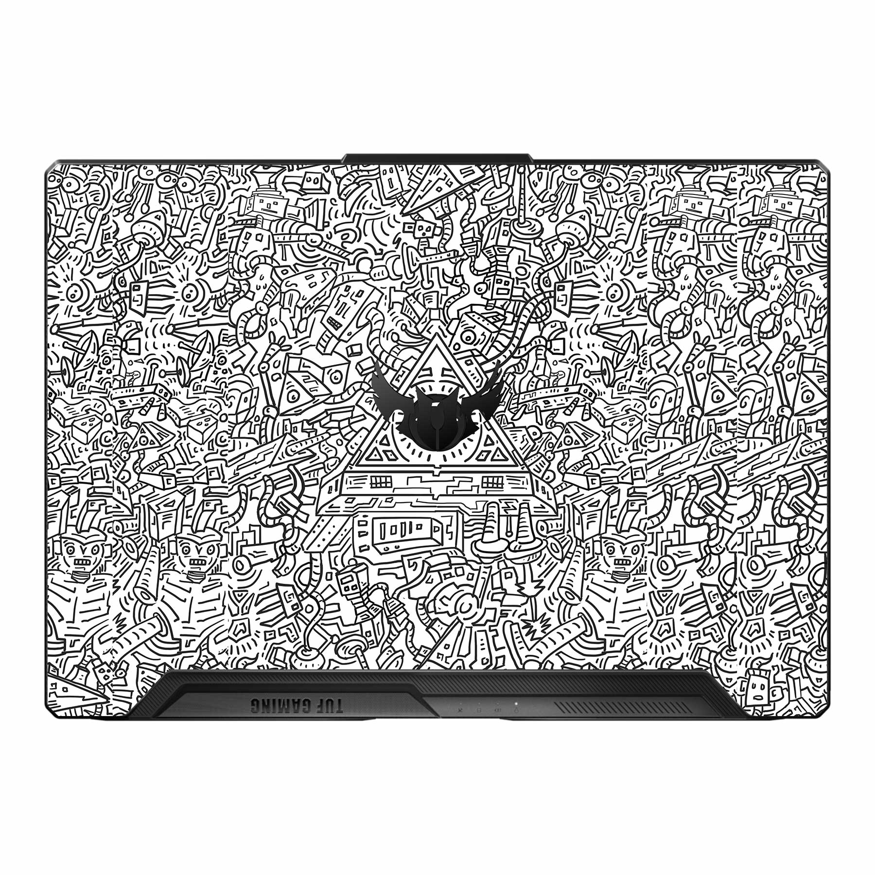 Robotic Doodle Laptop Asus TUF A15 FA506 FA507 FX506 FX507 Laptop Skin